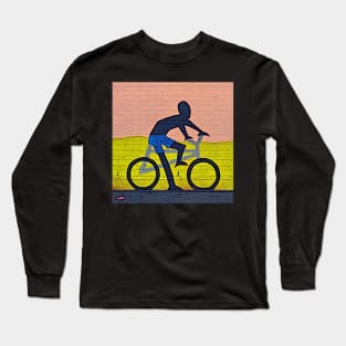 Boy On Bike #1d Long Sleeve T-Shirt